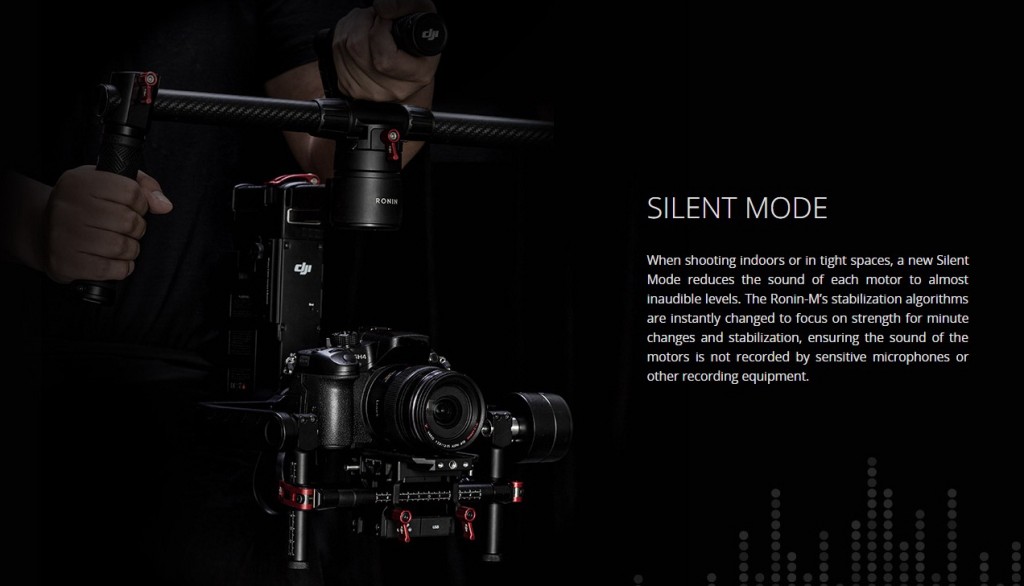 DJI Ronin M silent mode