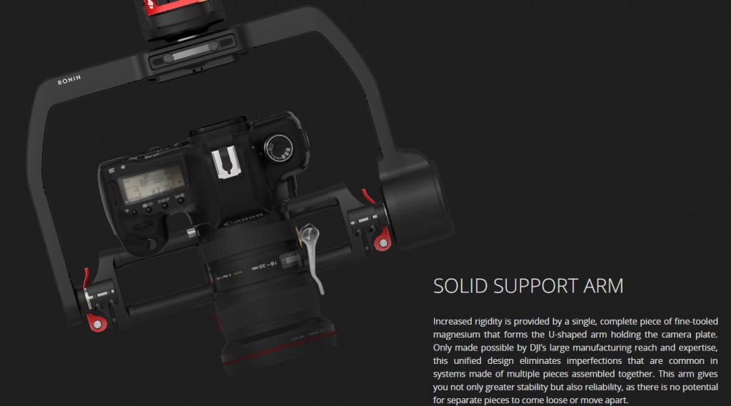 DJI Ronin M solid support