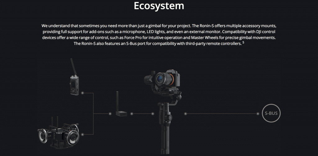 dji ronin s system