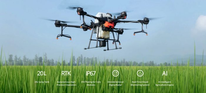 ขาย โดรนเกษตร DJI T20 - Image 3